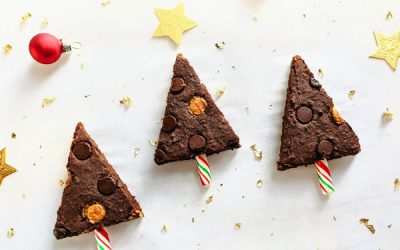 Brownies secrets au chocolat – Sapins de Noël